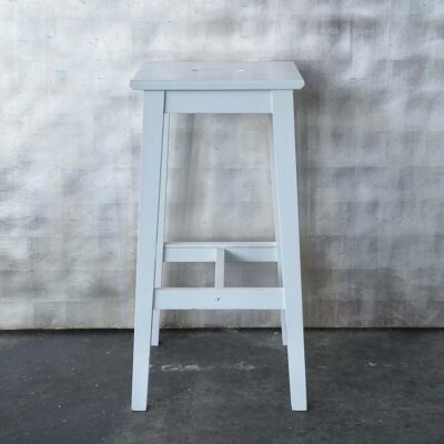 Barhocker eckig weiss