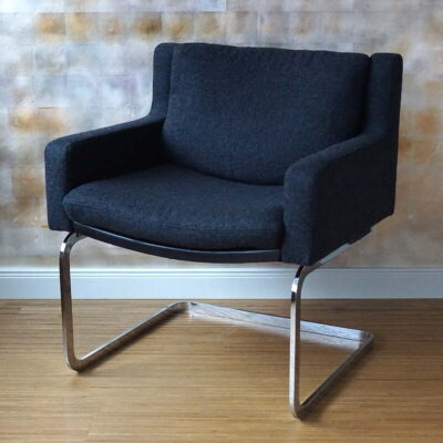 DeSede Sessel Stoff dunkelgrau