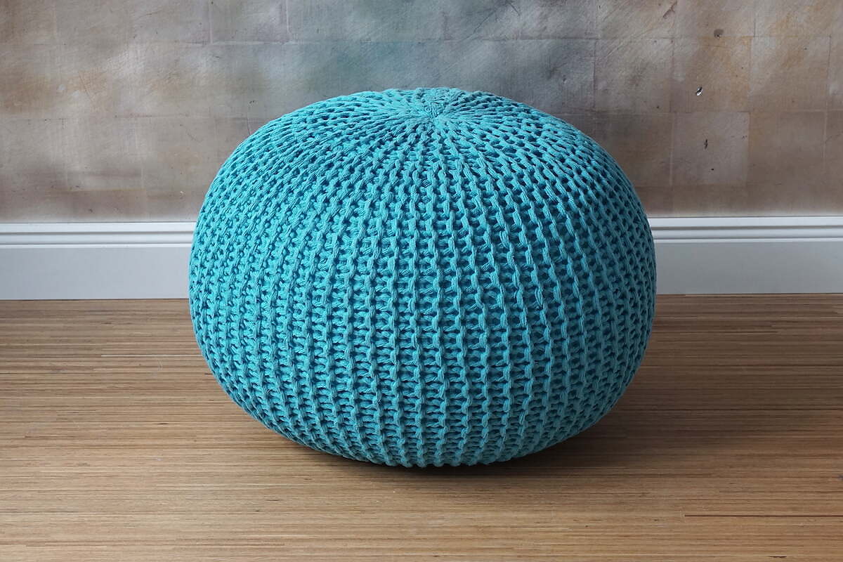 Pouf türkis