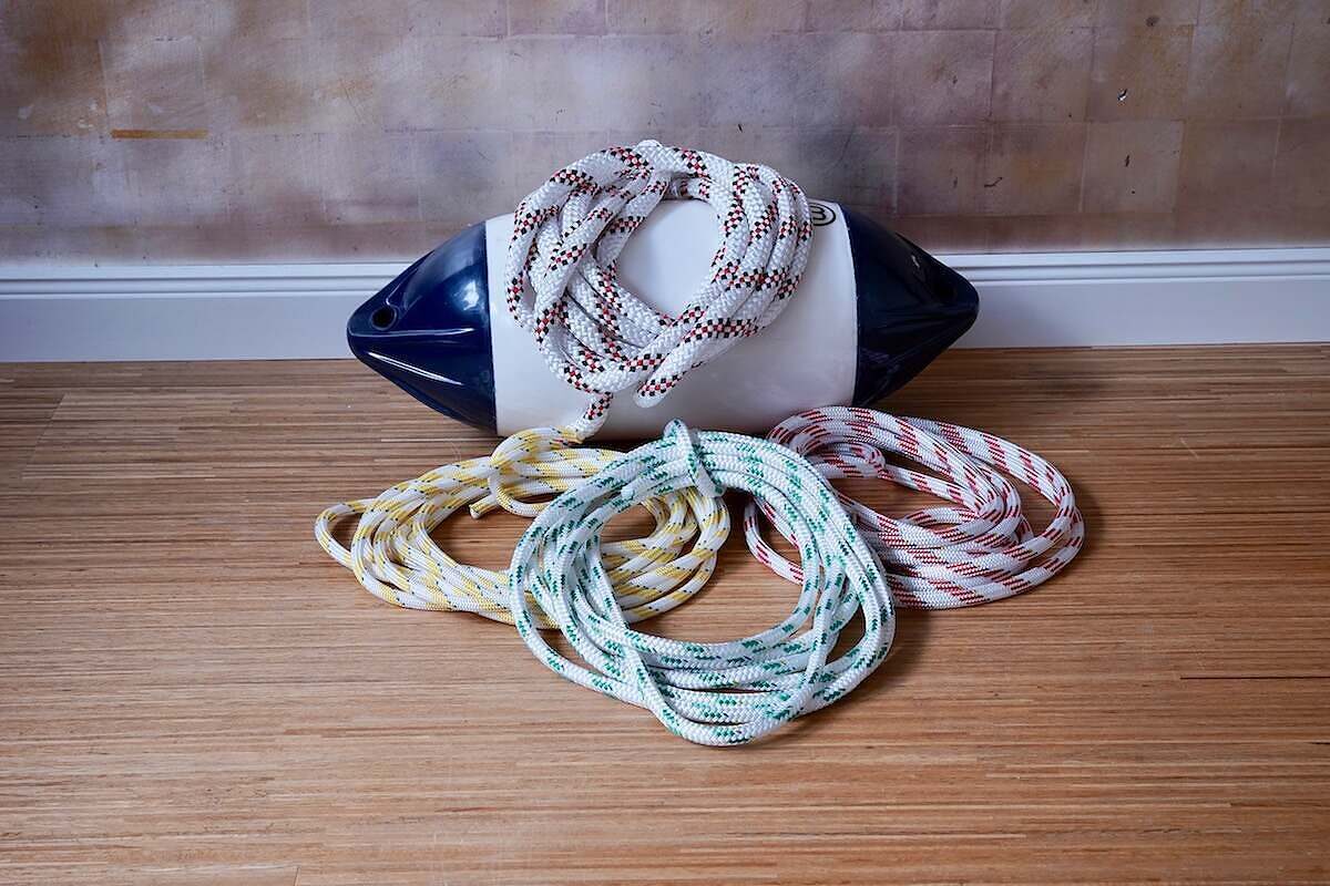 Taue Seile rot grün gelb