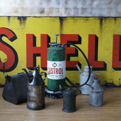 Shell Metallschild