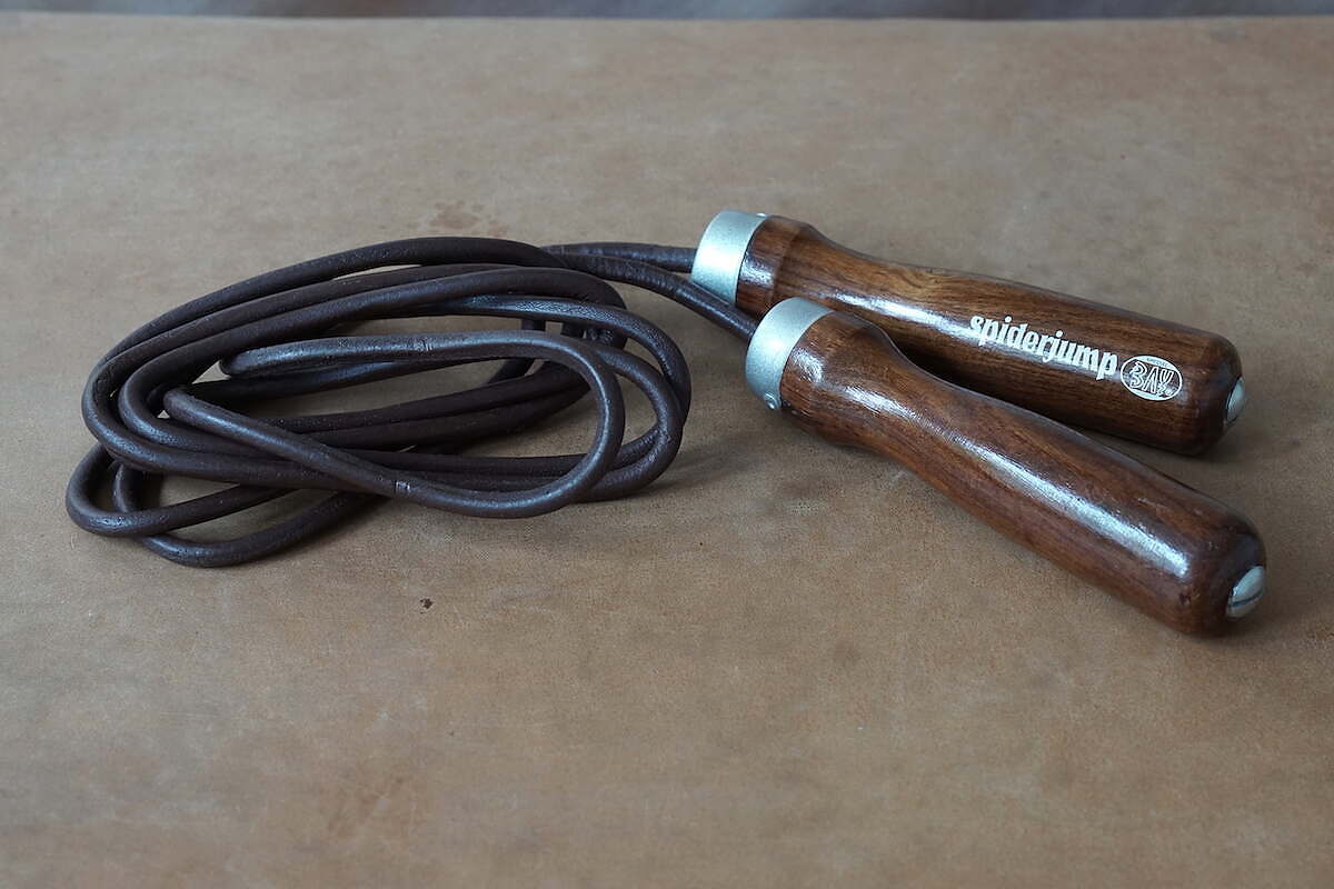 Springseil Leder Holz