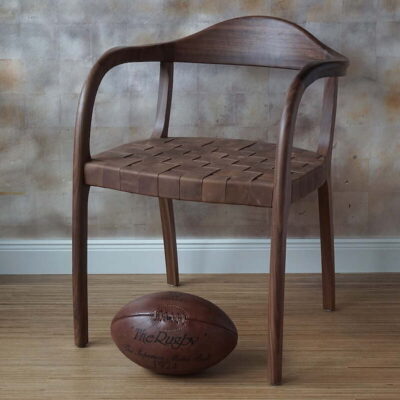 Tonon Stuhl Timless Nussbaum Leder braun