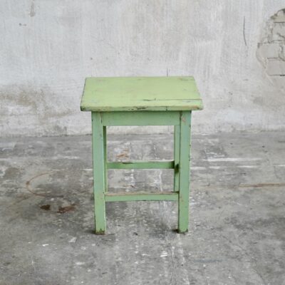 Hocker Shabby hellgrün