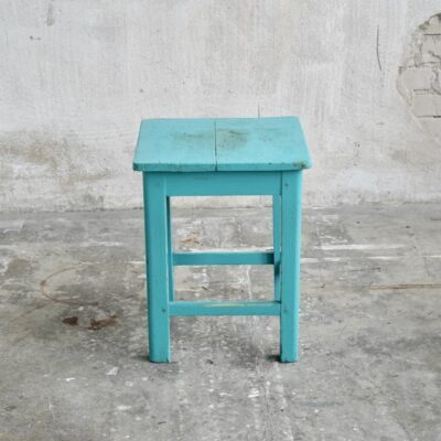 Hocker Shabby türkis