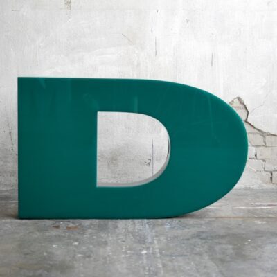 Buchstabe D Leuchtbuchstabe (Copy)